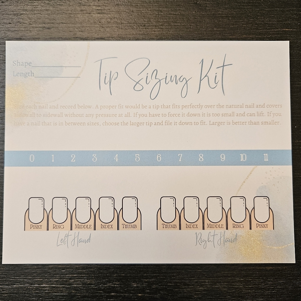 Sizing Kit for Custom Handmade Press Ons
